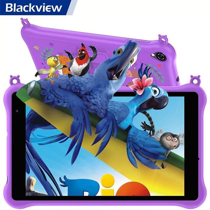 BLACKVIEW Tab 50 Kids Tablette Enfant 8 HD 6Go+64Go-SD 1To 5580mAh Wifi Android 13 Contrôle Parental Protection des Yeux – Violet