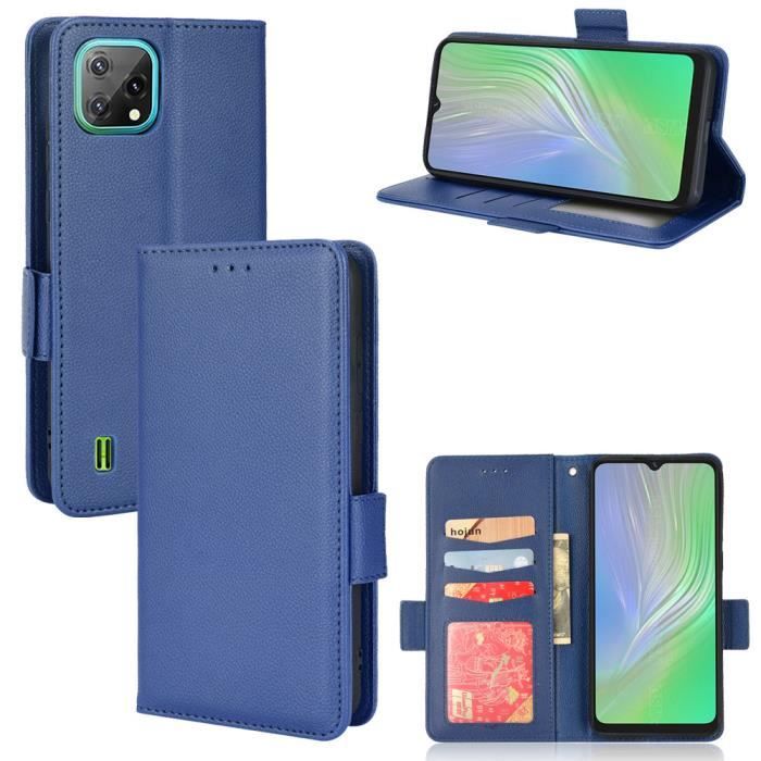 Coque Étui Pliante Protection Pour Blackview Hero 10 – Cuir Et TPU, Anti-Chute, Support Charge Sans Fil – Vert