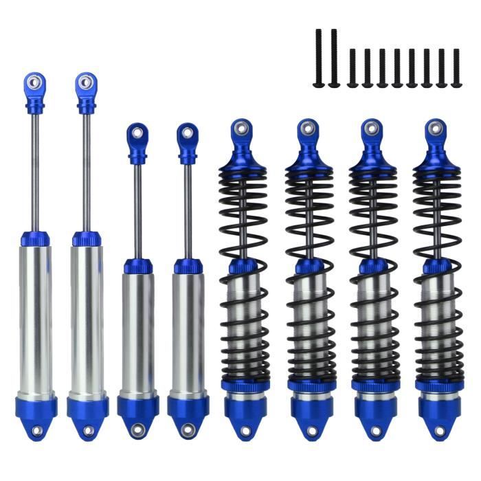 Kit Amortisseurs Métal Pour Voiture RC TRAXXAS 727 1/10 – Avant/Arrière, Amélioration Des Performances