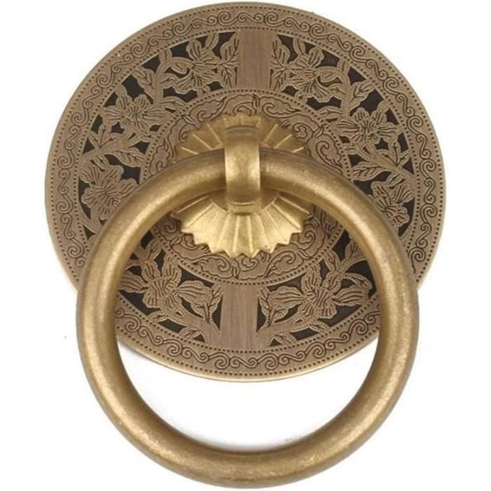 15 Anneaux Poignée Tiroir Métal - 1.18x1.18cm - Nickel/Bronze/Jaune - DIY Déco