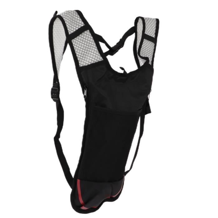 Qiilu Pack de taille d'hydratation Pack de taille de bouteille d'eau courante réglable hommes