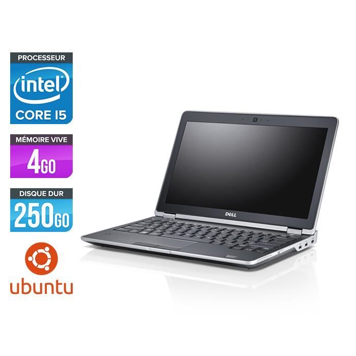 Top achat PC Portable Pc portable Dell E6230 - i5 - 4Go - 250 Go HDD - Linux pas cher