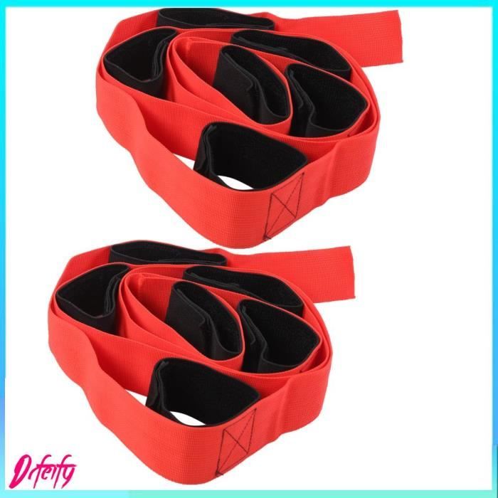 Lot De 8 Bandes élastiques à 3 Pattes Avec 4 Couleurs Assorties, Parfaites Pour Les Jeux De Relais, De Course, De Carnaval, De Terrain