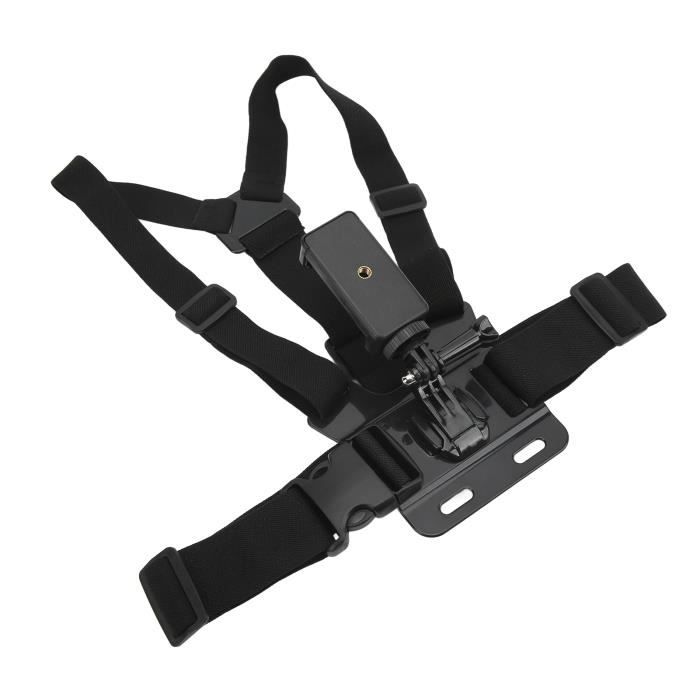 Support Caméra Action VBESTLIFE - Bandeau Élastique Réglable Pour Sangle De Tête