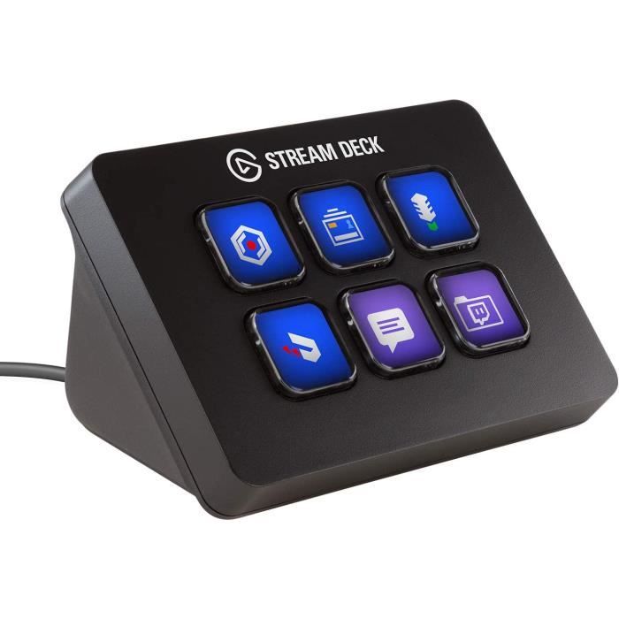 Elgato Stream Deck Mini Controleur de studio compact, 6 touches