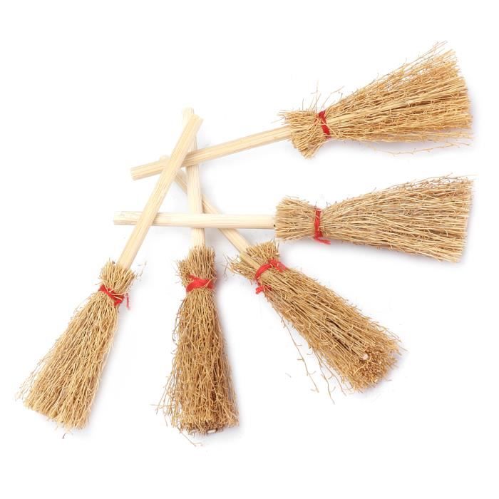 Cabilock Balai Doux En Paille Naturelle Tissée à La Main Pour