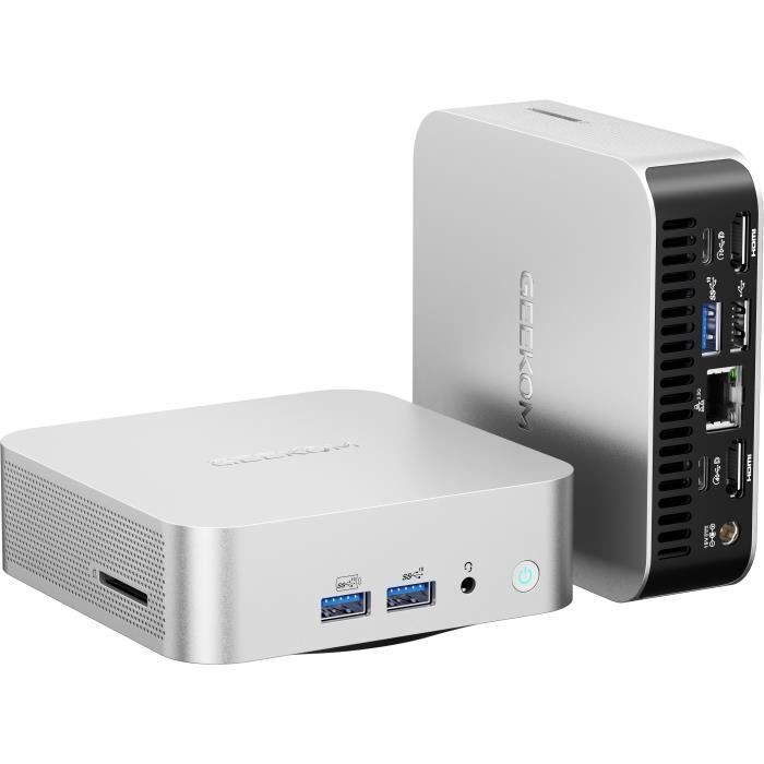 Mini PC – GEEKOM – A8 – AMD Ryzen 9 8945HS – 32Go DDR5 – 2To SSD – Windows 11 Pro – WiFi6E – BT5.2