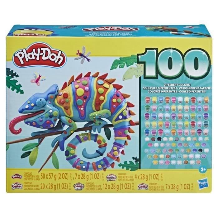 Coffret 100 pots de pâte à modeler Play-Doh Wow - Multicolore - PLAYDOH