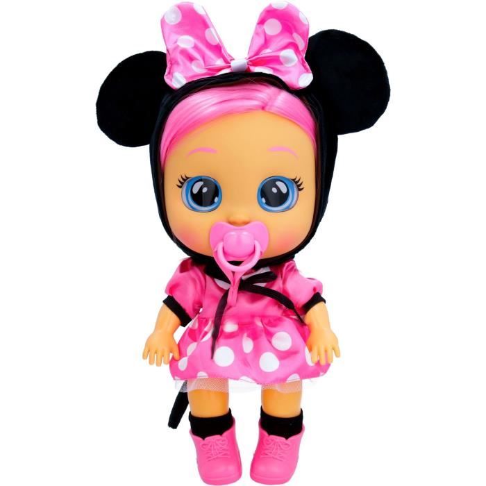 poupée cry babies dressy minnie - a partir de 18 mois