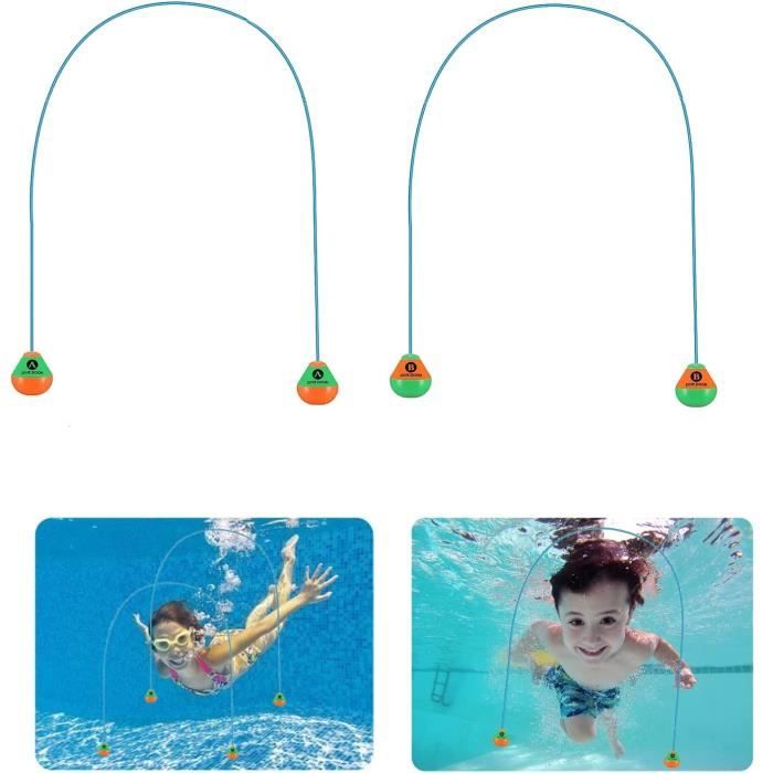 Meitianfacai Jouets de Plongée en Piscine, Jouets de Jeu d'Été sous-Marins avec Poissons de Piscine Bâtons de Plongée Gemmes Enfants Natation Cadeaux de Fête d'Anniversaire