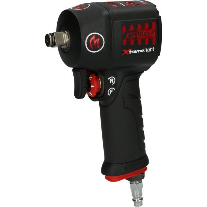 Visseuse à choc à air comprimé KS Tools Minimonster Xtrem elight 1/2 - 1390 Nm - Noir