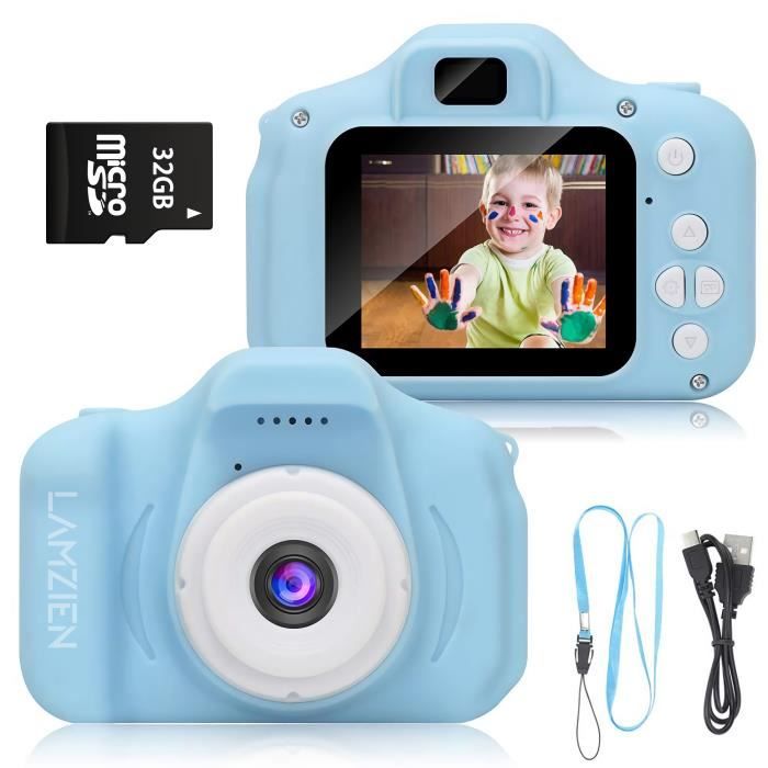 Appareil Photo Instantané GuKKK Pour Enfants 3-10 Ans – Écran 2.4″, Impression Sans Encre, 32GB, Stylos Et Papier Inclus Appareil Photo Instantané GuKKK Pour Enfants 3-10 Ans – Écran 2.4″, Impression Sans Encre, 32GB, Stylos Et Papier Inclus