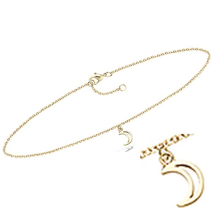 Chaine Cheville Plaque Or Luna Dore 25 Cm 7x5 Mm Q35 Dore Achat Vente Chaine De Cheville Chaine Cheville Plaque Or