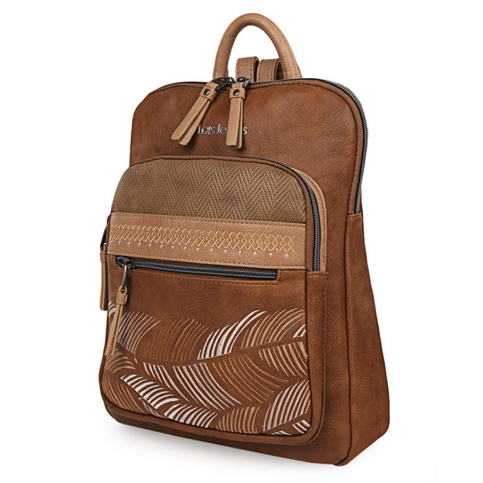 Sac À Dos Femme Élégant - Sac À Dos Femme Chic - Sac À Dos Femme Multipoches - Sac A Do 310723 Marron