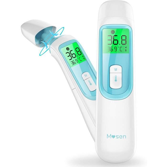 Mosen Thermometre Pour La Fievre Thermometre Pour Bebe Thermometre Auriculaire Et Frontal Thermometre Pour Enfant Et Adulte Cdiscount Puericulture Eveil Bebe