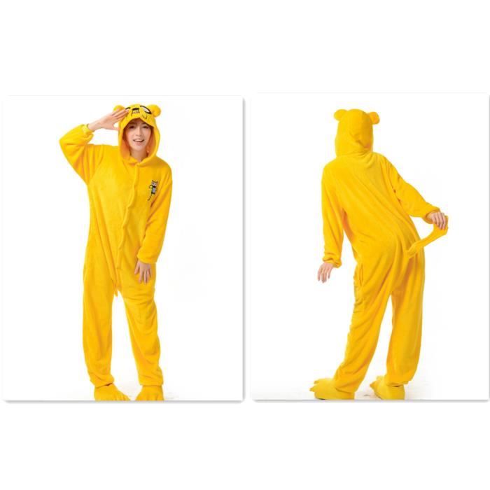 Adulte Unisexe Animal Costume Cosplay Loup Pyjama Onesie Combinaison Outfit Nuit Vetements Halloween Costume Soiree de Deguisements