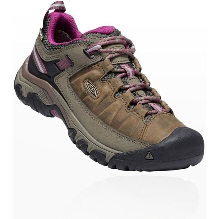Baskets basses - KEEN - Targhee III WP - Marron - Femme - Respirantes - Randonnée Baskets basses - KEEN - Targhee III WP - Marron - Femme - Respirantes - Randonnée