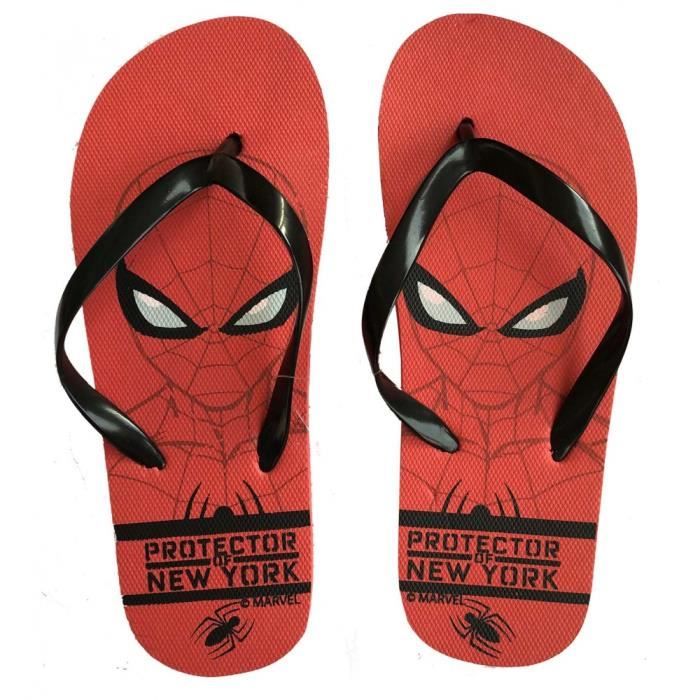 Spiderman Star Tongs pour garçon Rouge Rouge 