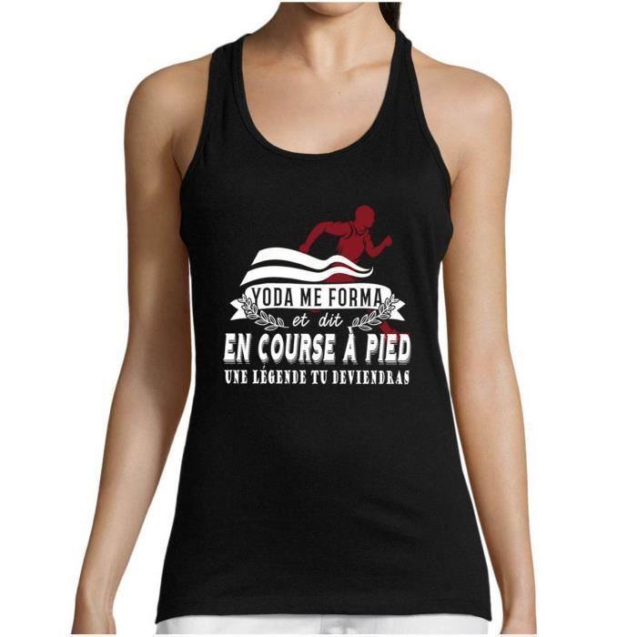 Course A Pied Running Legende Yoda Debardeur Femme Collection Sport Humour Geek Pour Tous Les Sportifs Passionnes Cdiscount Sport