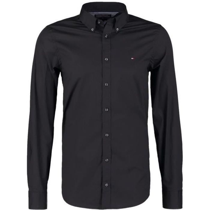CHEMISE TOMMY HILFIGER HOMME Noir Cdiscount PrêtàPorter