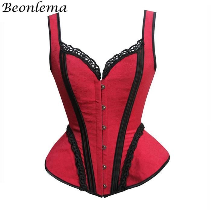 Bustier Femme,Corset Et Bustiers Sexy,haut à Lacets,Steampunk,vêtements
