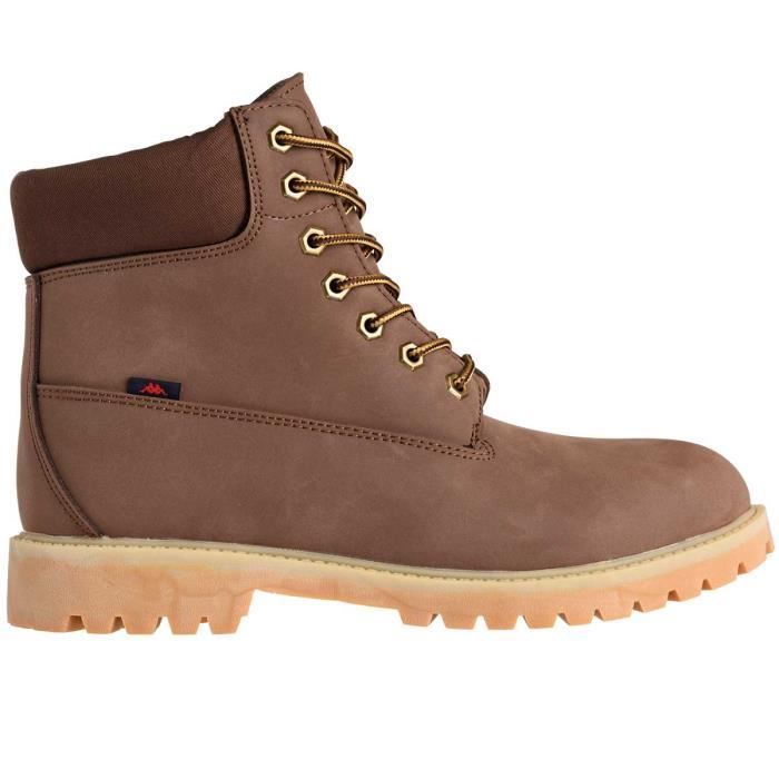 Sneakers Timbs Robe di Kappa pour Homme Marron fonce Cuir