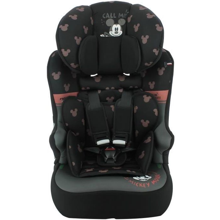 Nania - Siège auto ceinturé RACE I 76-140 cm R129 i-Size – De 3 à 10 ans - Têtière réglable en hauteur - Inclinable - Mickey