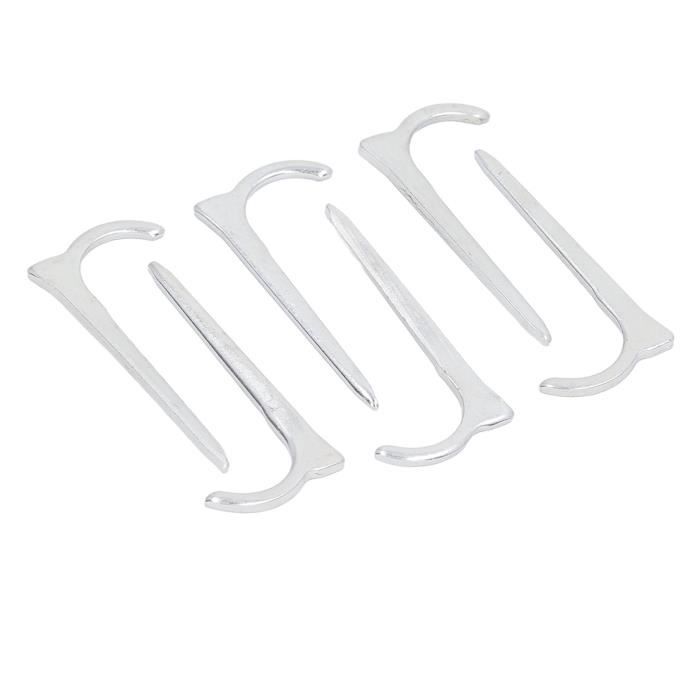 25 Colliers De Serrage PVC En U Pour Tuyaux 25 Mm | Blanc, Fixation Rapide | Pour Plomberie, Irrigation, Atelier | Lot économique