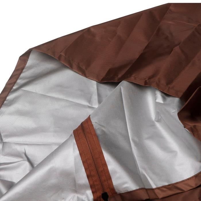 Meilleurs prix pour Couverture extérieure - OMABETA - Couverture imperméable - 97x60x130 cm - Taffetas de polyester - Marron