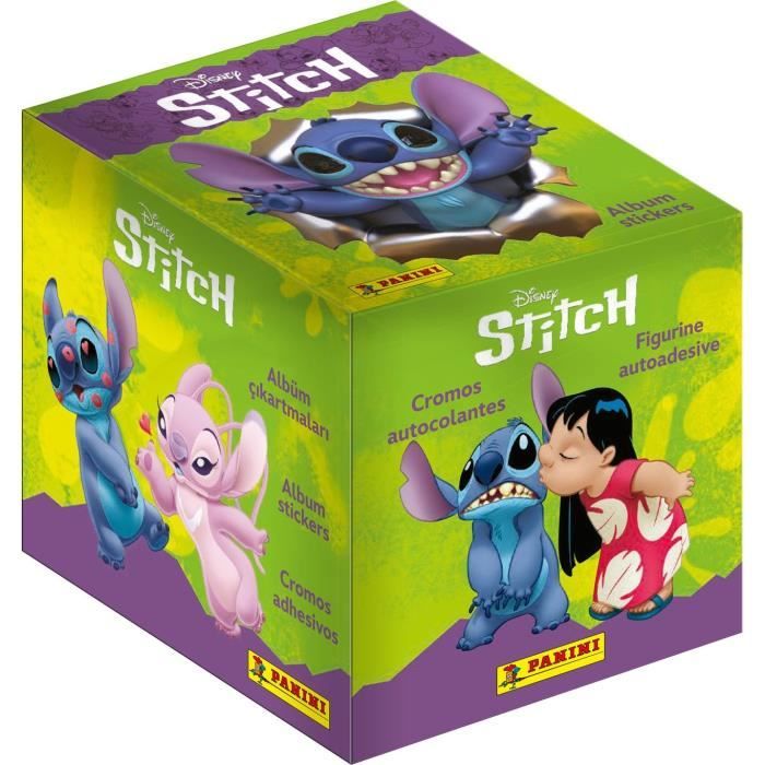 Box de 36 pochettes - PANINI - STITCH - Contient 180 stickers
