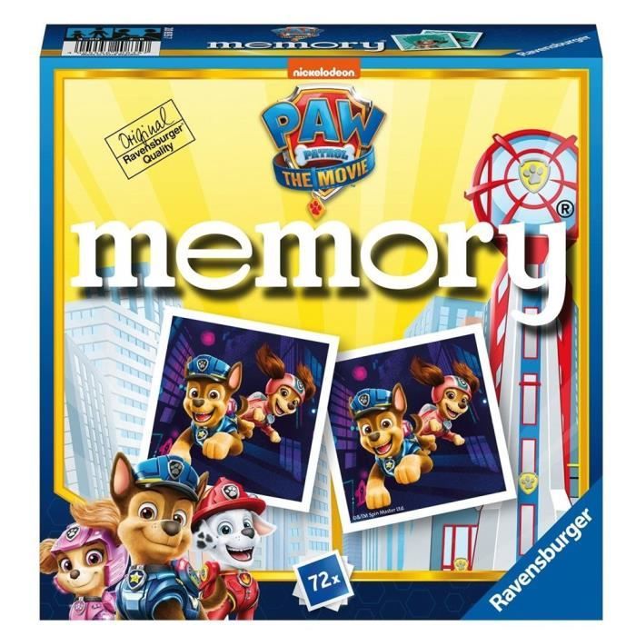 Junior Memory®, La Pat' Patrouille, 72 Cartes Images