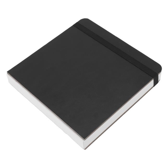 Carnet Aquarelle 8x8 Cm - 60 Pages Papier 300 G/m² Grain Fin, Couverture Rigide, Coins Ronds - 2