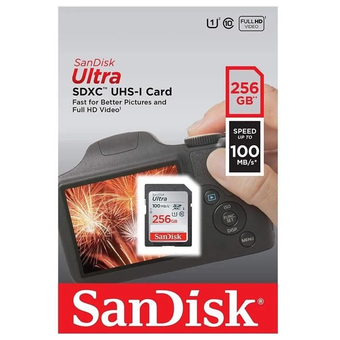 SanDisk Ultra SDXC UHS I Classe 10 - vue 1