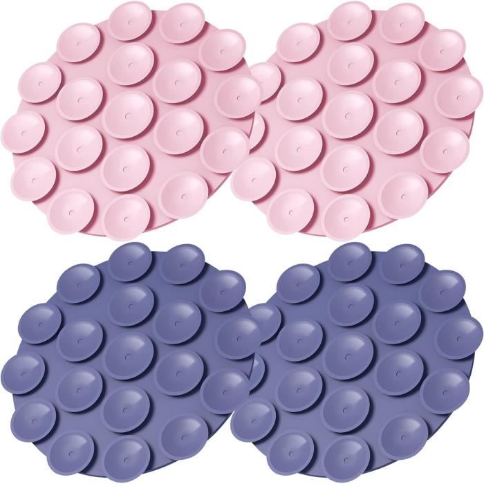 3 Ventouses En Silicone Pour Téléphone - Fixation Forte Sur Surfaces Lisses - Parfait Selfies/vidéos