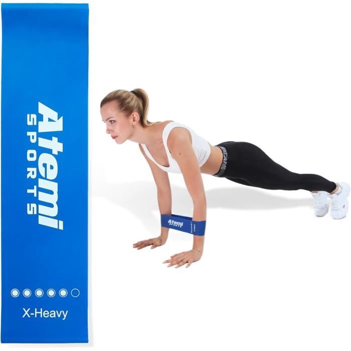 Bande Extensible, Non Glissante Bande Élastique Inodore de Remise en Forme Douce 104cm pour l'Entraînement