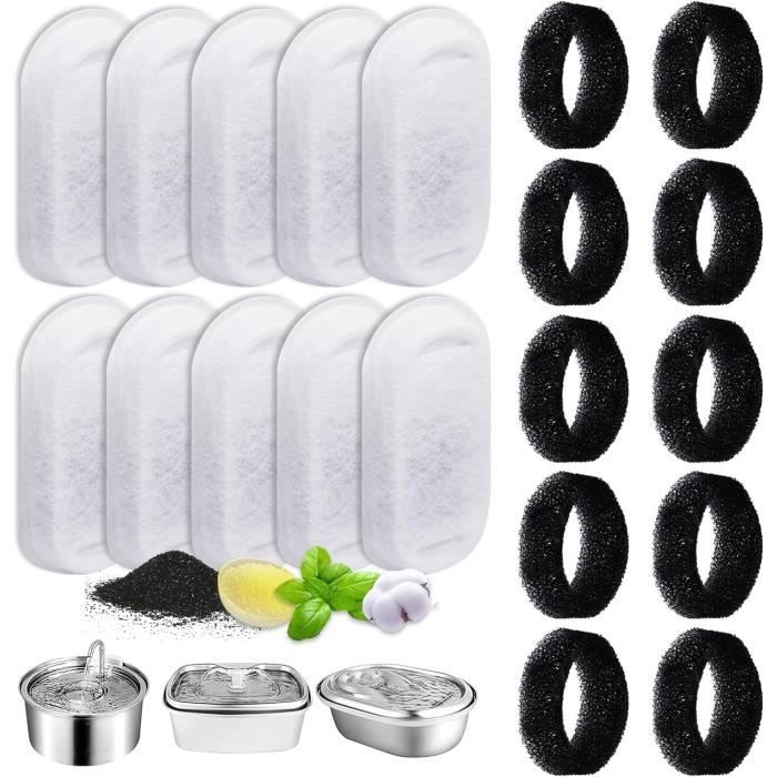 Filtres Triple Action Fontaine à Eau Fleur Pour Chat Catit - X 2