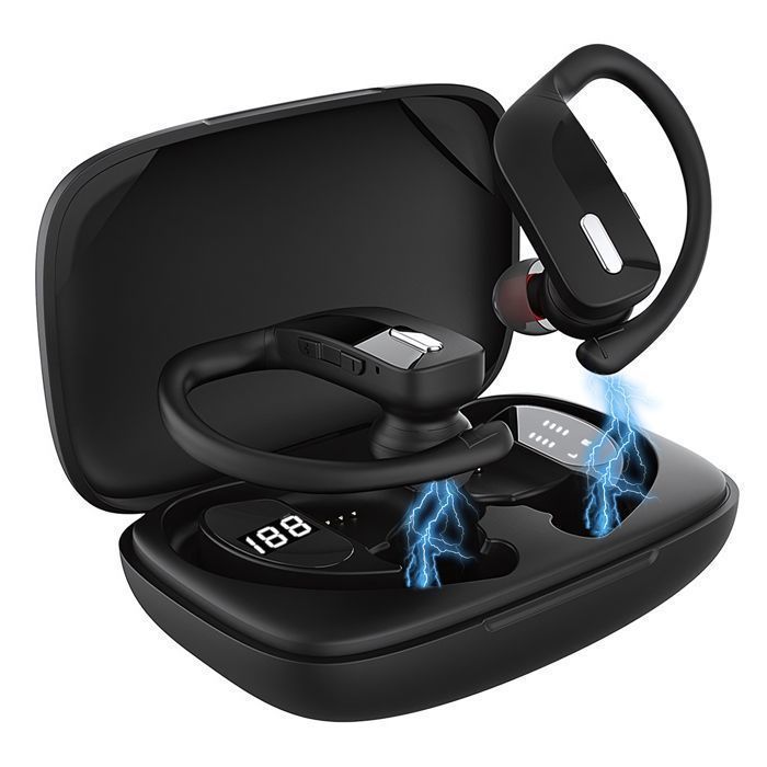 TWS T17 Écouteur Bluetooth 5.0 sansfil, stéréo sport écouteurs Micro