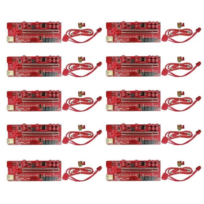 Carte PCIe, PCI-E à 5 ports USB 3.0 Connecteur de carte d'extension PCI
