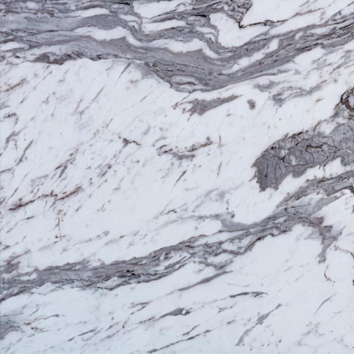 Stilista® Sol en vinyle stratifié 7,5251m², aspect pierre blanc-gris, revêtement de sol antidérapant, imperméable, 36 dalles de sol