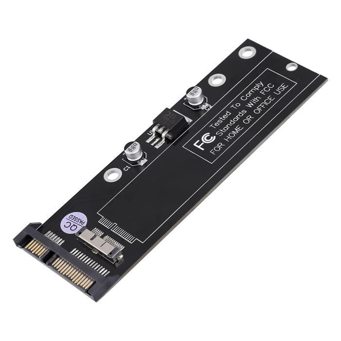 Carte Adaptateur SSD SATA 12+6 Broches Vers 22 Broches Pour MacBook Air 2010-2011 A1370 A1369