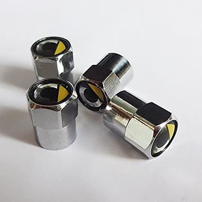 4 Pièces Métal Voiture Pneu Valve Capuchon Bouchon Pour Smart, Métal