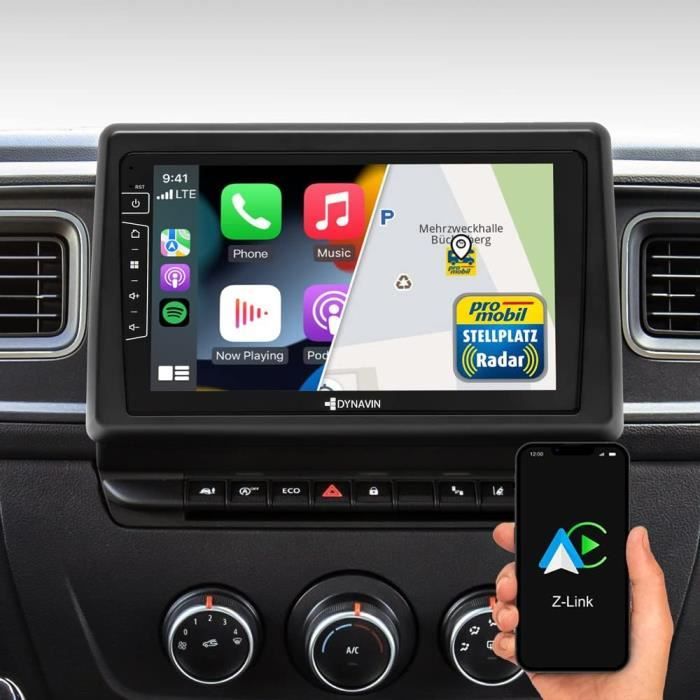 CAEMCHO 2+64G 10 Pouces Navi Autoradio Pour Renault Master