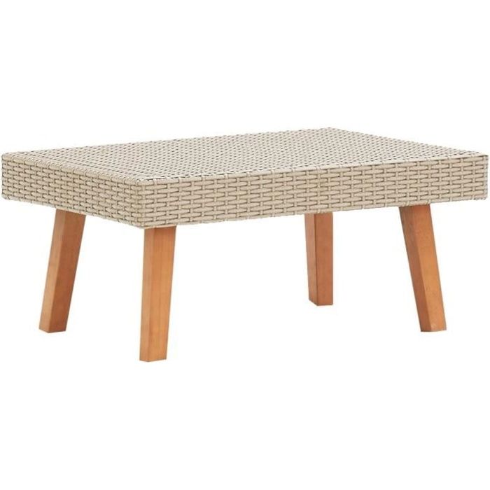 Top Table dextérieur JILI - Table basse de jardin Résine