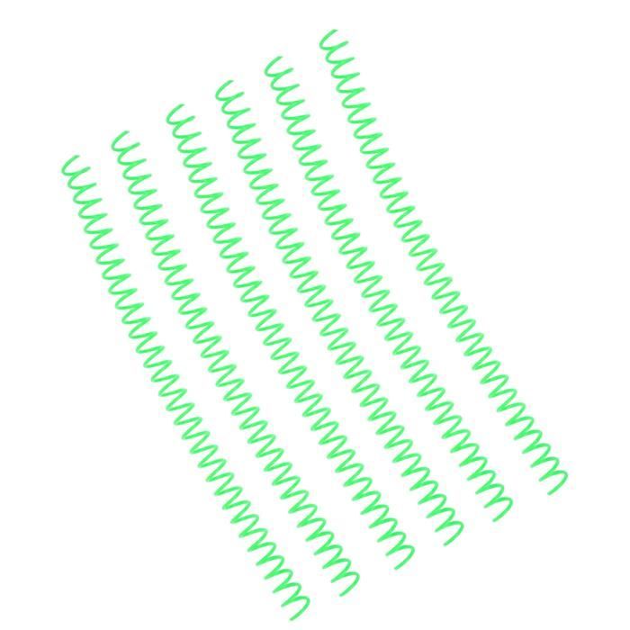 RAYSON Bobines De Reliure Spirale Noir - Lot De 100 Pour Relier Jusqu'à 40 Feuilles A4 - Pas 4:1 - 7,9 Mm