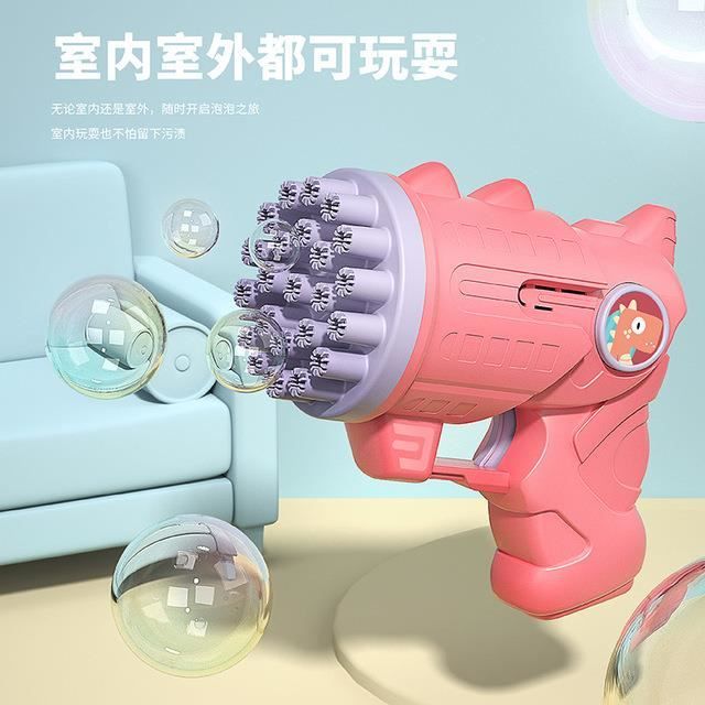 Shinybox Pistolet à Bulles Escargot – 10 Buses, 90 Ml De Liquide, Rechargeable, Ventouses – Pour Fêtes Et Mariages