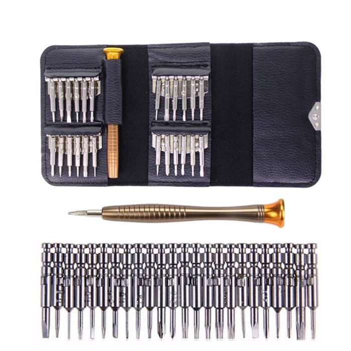 Jeu De Tournevis Pliants 8 En 1 - Kit Outils Portables Avec Embouts Cruciformes Et à Fente