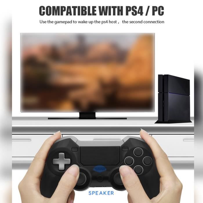 Playing Controller Bluetooth Wireless Game Controller for PS4 Playing PC Multi‑ Function ...
