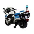 Moto électrique 12V BMW Police Blanche-1