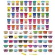 Coffret 100 pots de pâte à modeler Play-Doh Wow - Multicolore - PLAYDOH-1