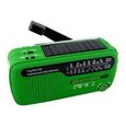 Radio portable MUSE - MH-07R Hybrid Noir - 4 bandes - rechargeable solaire/dynamo-1